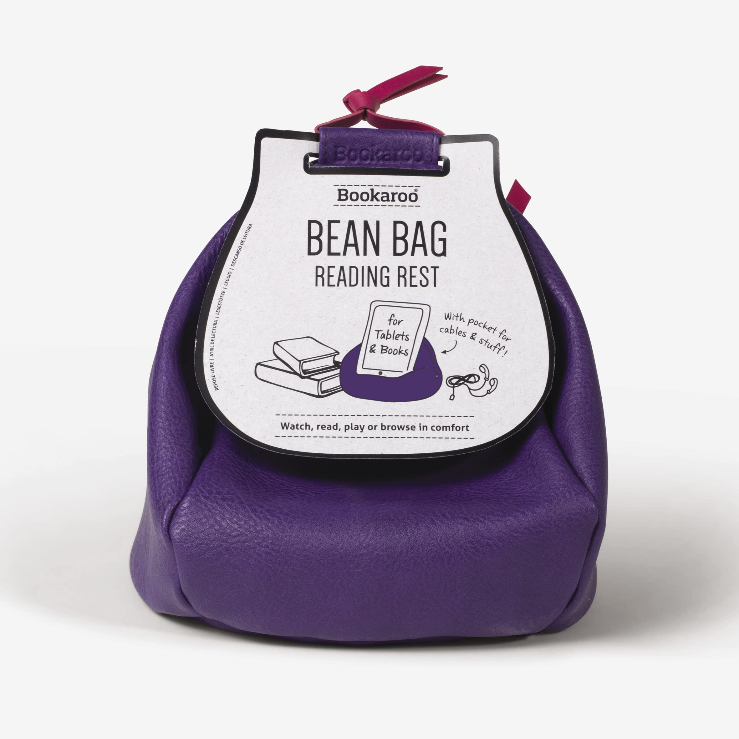 IF Bookaroo Bean Bag Reading Rest - Purple — image 1