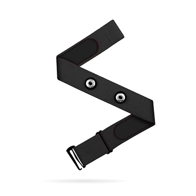 Frontier X Replacement Heart Rate Chest Strap, Compatible with Frontier X2 Wahoo Tickr Polar Garmin HRM Coospo - Heart Rate Monitor Strap Replacement (Black, Medium)