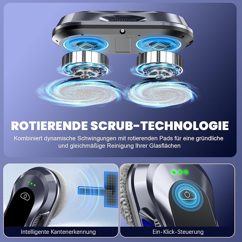 Fensterputzroboter, 6000Pa Fensterroboter, Window Cleaning Robot — Foto 4 von 8