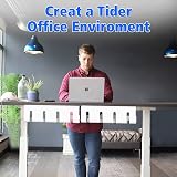 ENONCI Under Desk Cable Management Tray No Drill Steel Power Strip Holder view 7