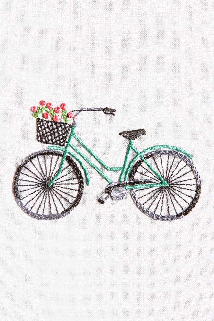 DMC Bicycle Embroidery Kit