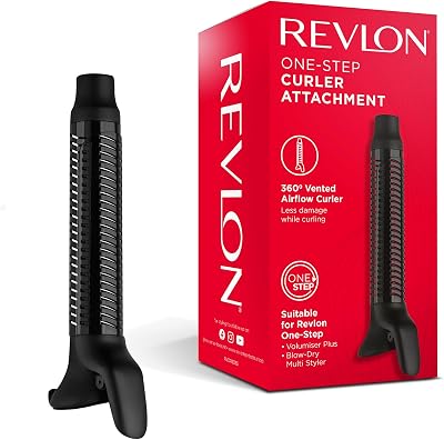 Revlon One-Step 360° Vented Curler Head Attachment Black