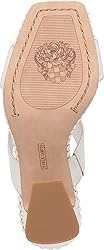 Vince Camuto Women's Kaden Heeled Sandal, Bianco, 7