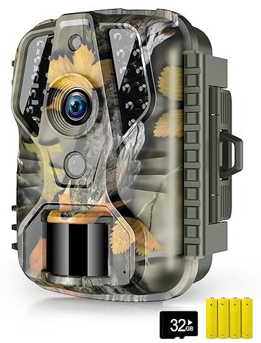 Vikeri Mini Trail Camera Game Camera 20MP 1080P with Night