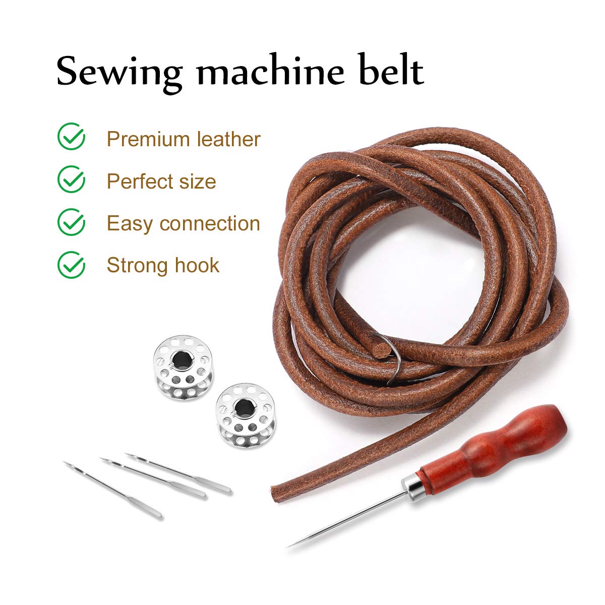 Magicfour 2 Pcs Sewing Machine Belt with Accessories, 71