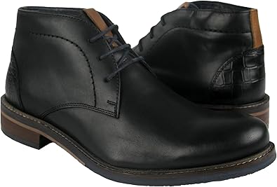 botines de piel hombre