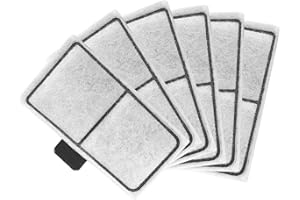 6-Pack Aquarium Filter Cartridges - Perfect Replacement for Top Fin EF-S & BF5 BETTAFLO | Long-Lasting Water Filter Media, 3.
