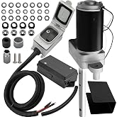 Electric Powered Trailer Jack Kit 12,000 lbs 12V 1824200100 | Heavy-Duty Single Speed Tongue Jack with Control Switch | Weatherproof &amp; Rust Resistant for RV, Camper, Travel Trailer &amp; Utility Trailer