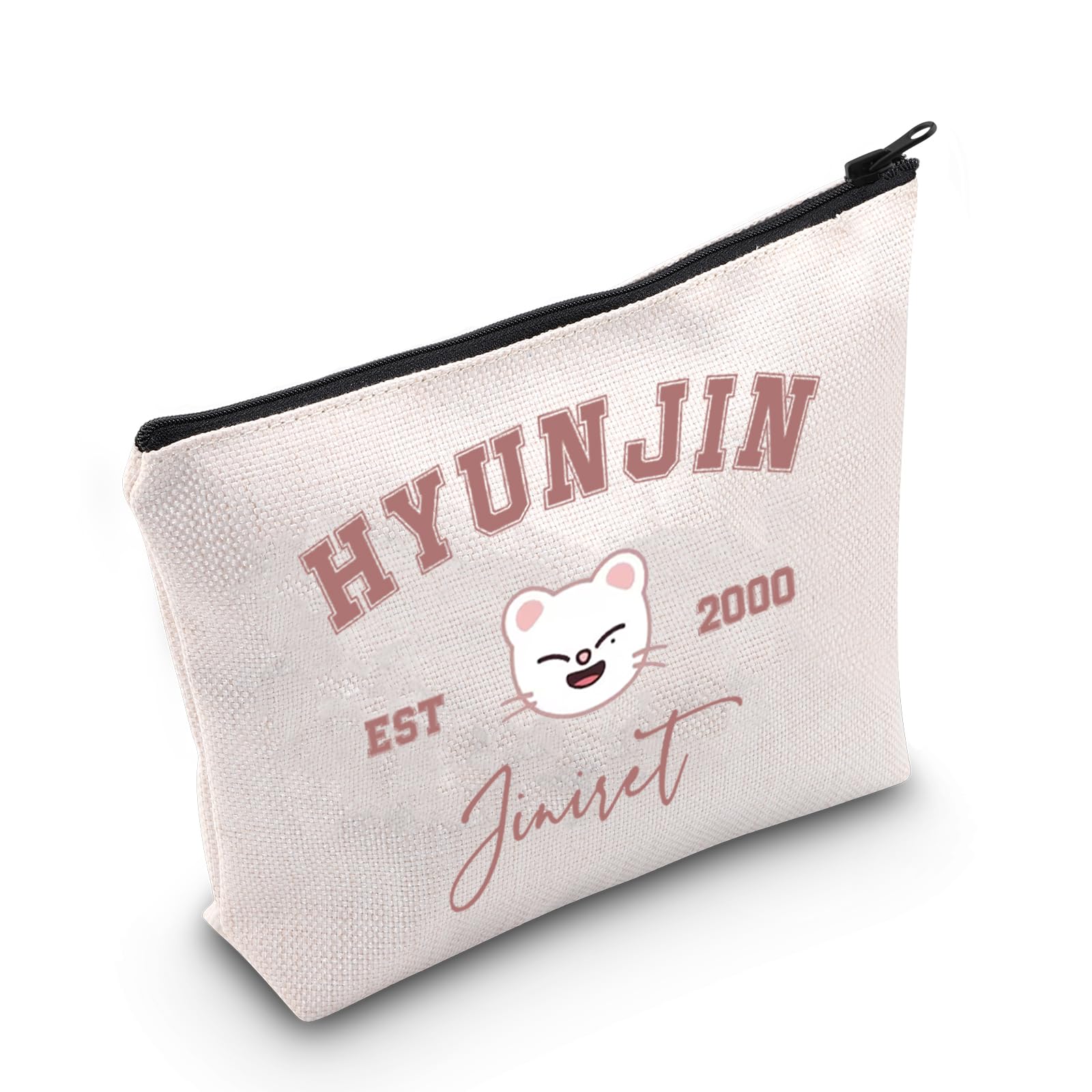 Korean Pop Gift K-Pop Group Merch Kpop Boys Group Est 2000 Jiniret Makeup Bag K-Pop Music Lover Gift (Jiniret Bag EU)