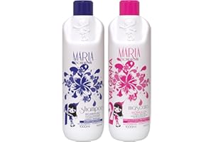 Maria Escandalosa | Progressive Smoothing Kit | Hydrolized Keratin + Argan Oil | (2x) 1000 ml / 33.8 fl.oz.