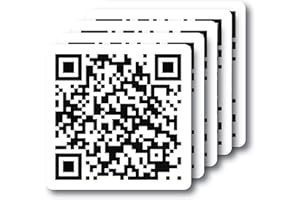 Bliss Monkey Co. (5 Pack) Rick Roll QR Code Sticker - Never Going to Give You Up - Never Gonna Give You Up - 3.5 x 3.5 inch - Funny Prank Joke Gag Gift - Vinyl Sticker Decal - Made in USA (BMC-RROLL)