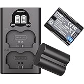 JYJZPB NP-W235 Battery Fit for Fujifilm XT4, X-T5, NP-W235 Dual Battery Charger for Fujifilm X-T4, VG-XT4, XT5, X-S20, GFX50S II, GFX100S, X-H2, X-H2S Battery 2250mAh