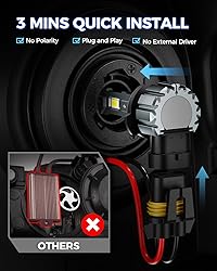 Marsauto M1S 9006 Bulbs 2025, 800% 30000LM Super