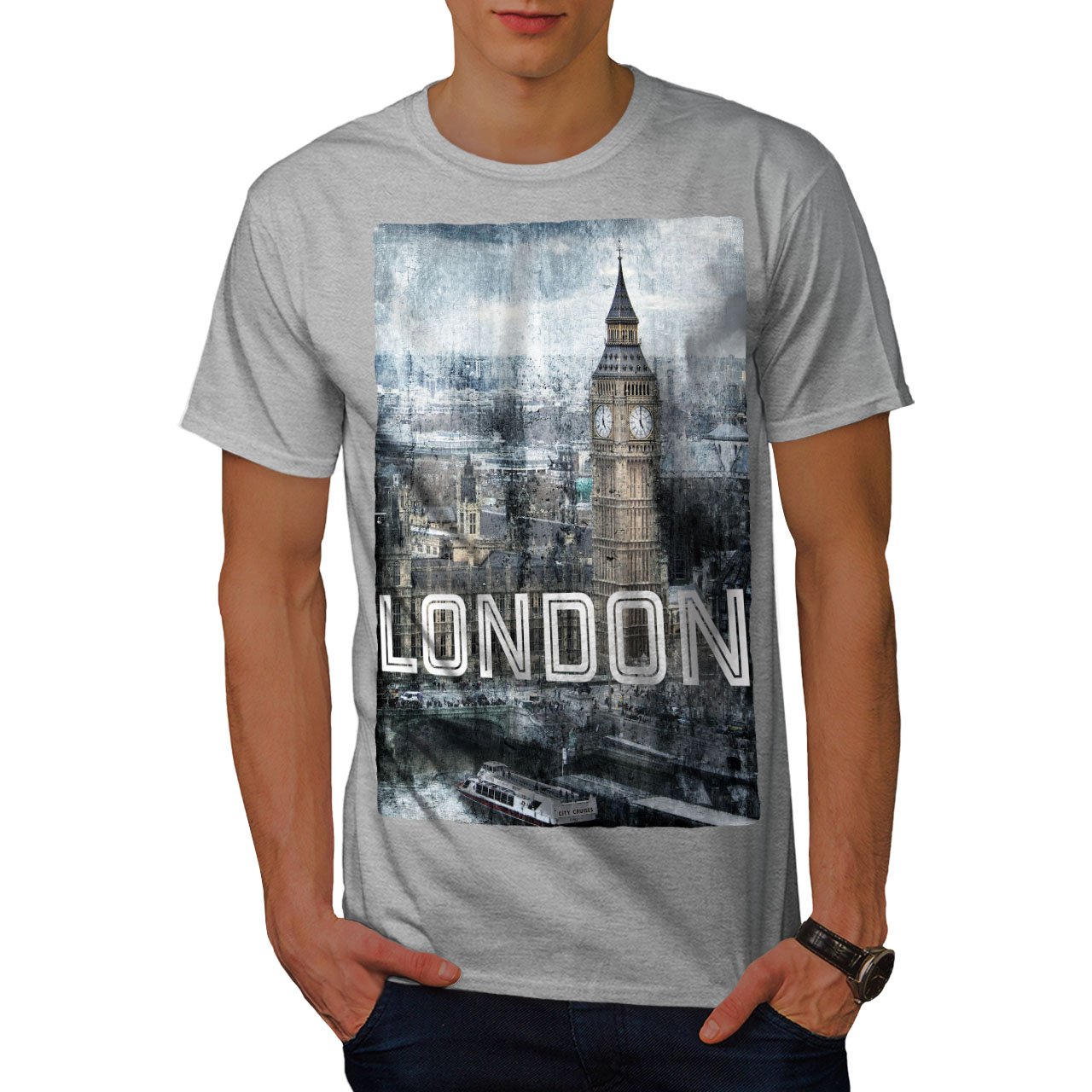 Tower Urban London S T Shirt London Graphic Printed Tee 3659