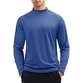 Cavva Men's Thermal Fleece Lined Shirts Mock Neck Long Sleeve Undershirt Athletic Casual Base Layer Winter Top