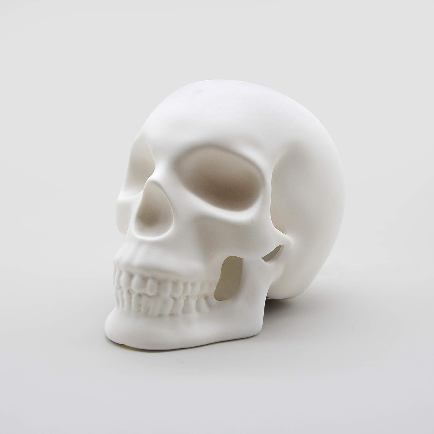 Suck UK Skull Lamp | Ceramic Skull Light | Gothic Home Decor | Lifesize Skull USB LED Lamp - Image 3