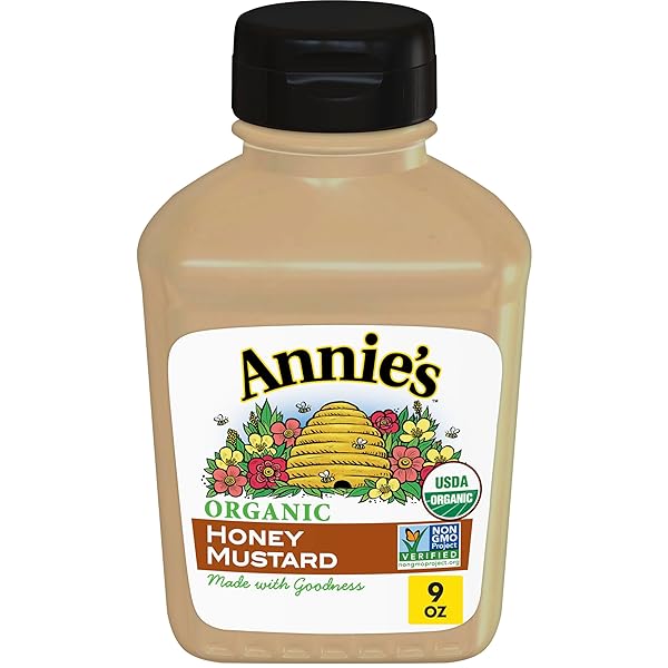 ANNIE’S ORGANIC HONEY MUSTARD, GLUTEN FREE, 9 OZ