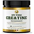 My Pure Creatine Monohydrate by Dr. MK – 300g | 60 Servings | Micronized Unflavoured Powder | 100% Vegan, Gluten-Free | Enhan