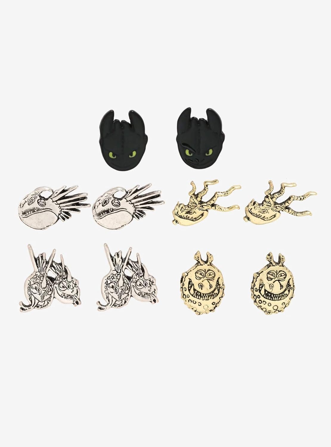 Amazon ヒックとドラゴン トゥース ドラゴン ピアス どんぐり コスプレ イヤリング おもちゃ