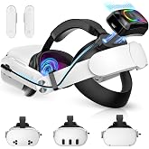Hurra Battery Pack Head Strap Compatible with Meta Quest 3S/3/2 | Elite Strap with Detachable Magnetic 10000mAh Battery for Extend 2-4H Playtime, Reduce Facial Stress, Support Fast Charging