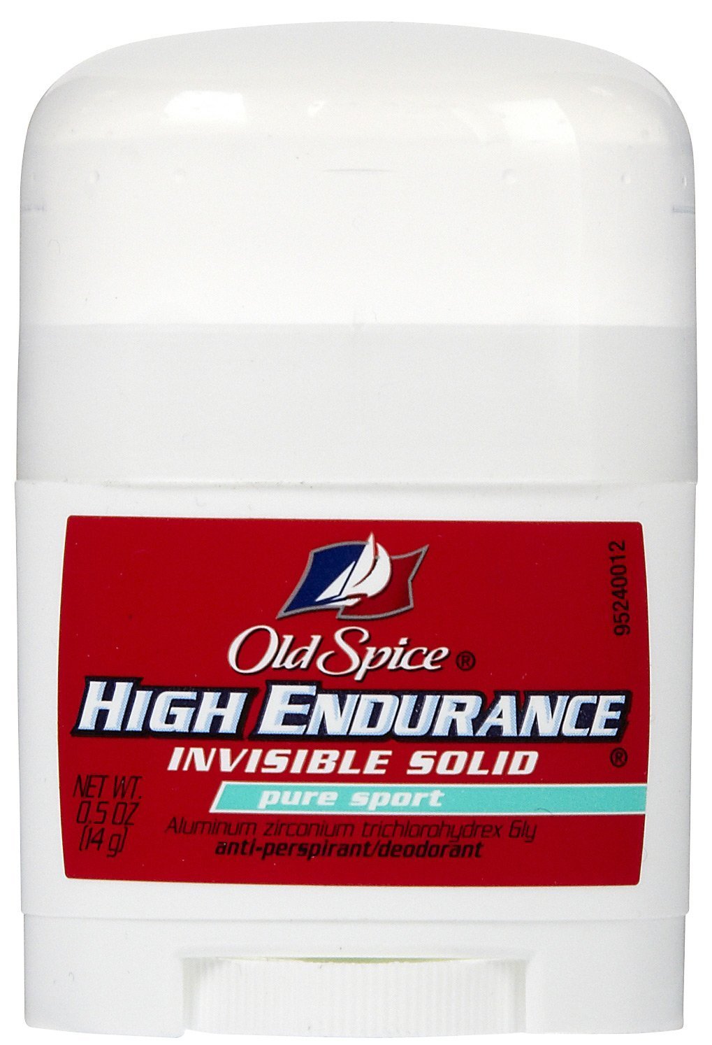 Photo 1 of Old Spice High Endurance Invisible Solid Antiperspirant/Deodorant, Pure Sport - 0.5 oz