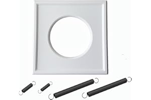 CAMGJORT S97010319 Bulb Heater Grille with Springs Replacement for 161,162,9412D-R01,9417DN-R01 | Exhaust Fan Spring Grille With Heat Lamp Hole # 97010319 99111347 (2)