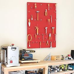 TORACK 3Pcs Metal Pegboard Panels for Wall Garage
