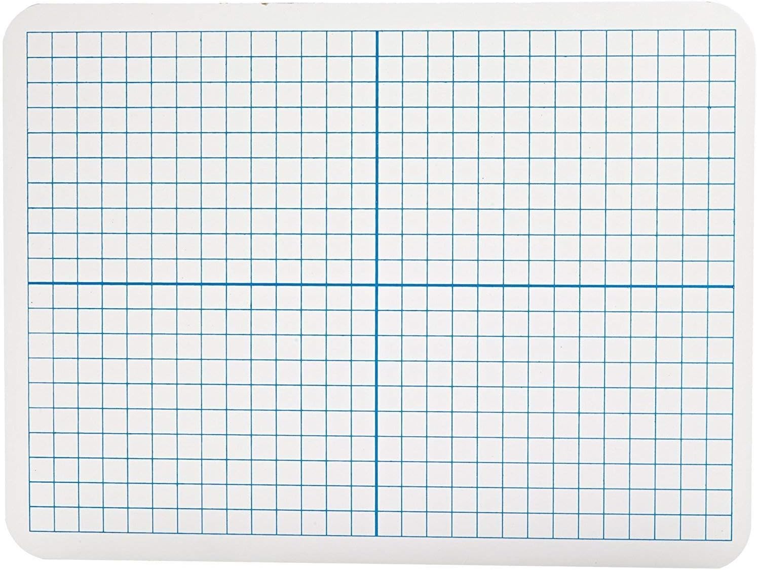 Dry Erase XY Axis Lap Board 9”X12” | Interactive Learning Coordinate Grid Whiteboard (Double Sided) : Office Products