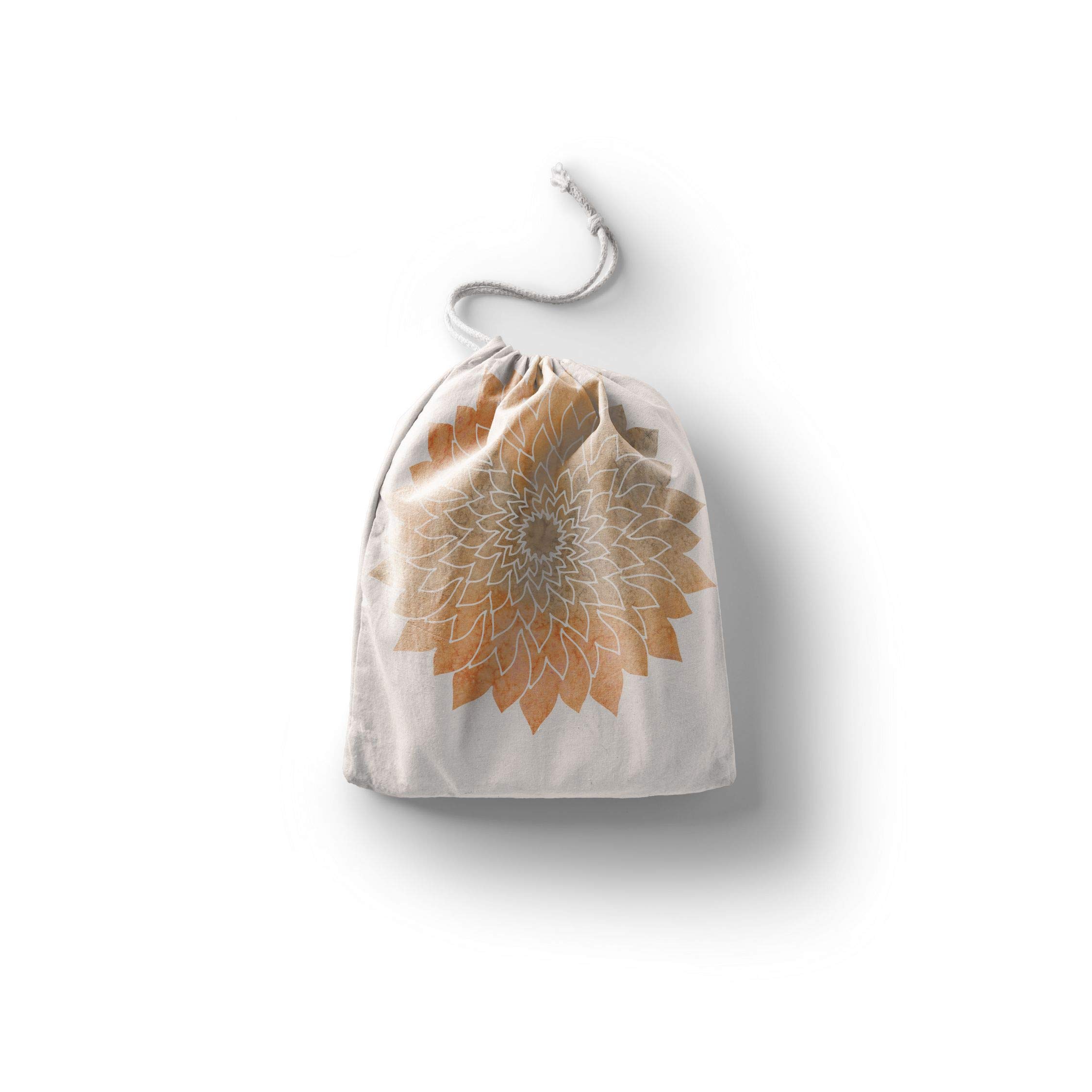 Bonamaison Printed Cotton Produce Bag with Drawstring, Reusable Grocery Bag, Biodegradable Eco-Friendly Bags, Travel Pouch, Sachet Bags, Shopping Bag, Eco Friendly, Foldable, Size: 30x40 Cm