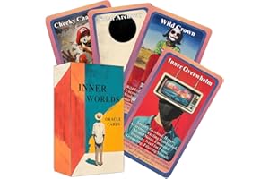 ZHQGYN Inner Worlds Oracle Deck, Oracle Cards for Beginners, 50 Emotional Oracle Card Deck to Deep self-awareness and intuitive guidance illuminate hidden emotions and explore the vast universe within you