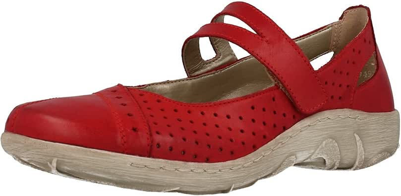Amazon.com | Remonte Ladies Casual Flat Shoes R8206 Red Size 4 | Flats