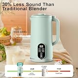 WingFly Soy Milk Maker 650ML, 10 Blades, Self-Cleaning, Green view 2