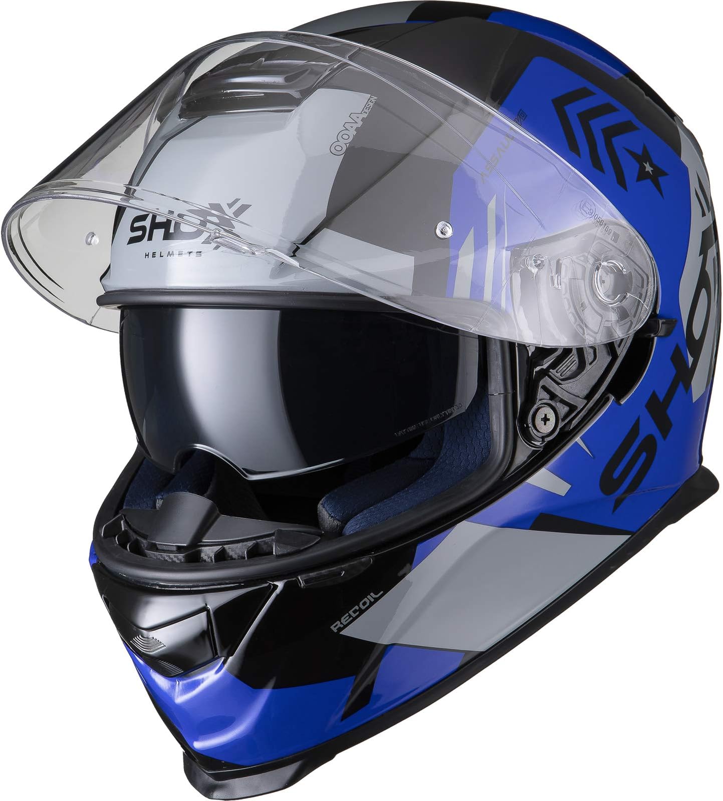 Shox Assault Evo Recoil Motorcycle Helmet