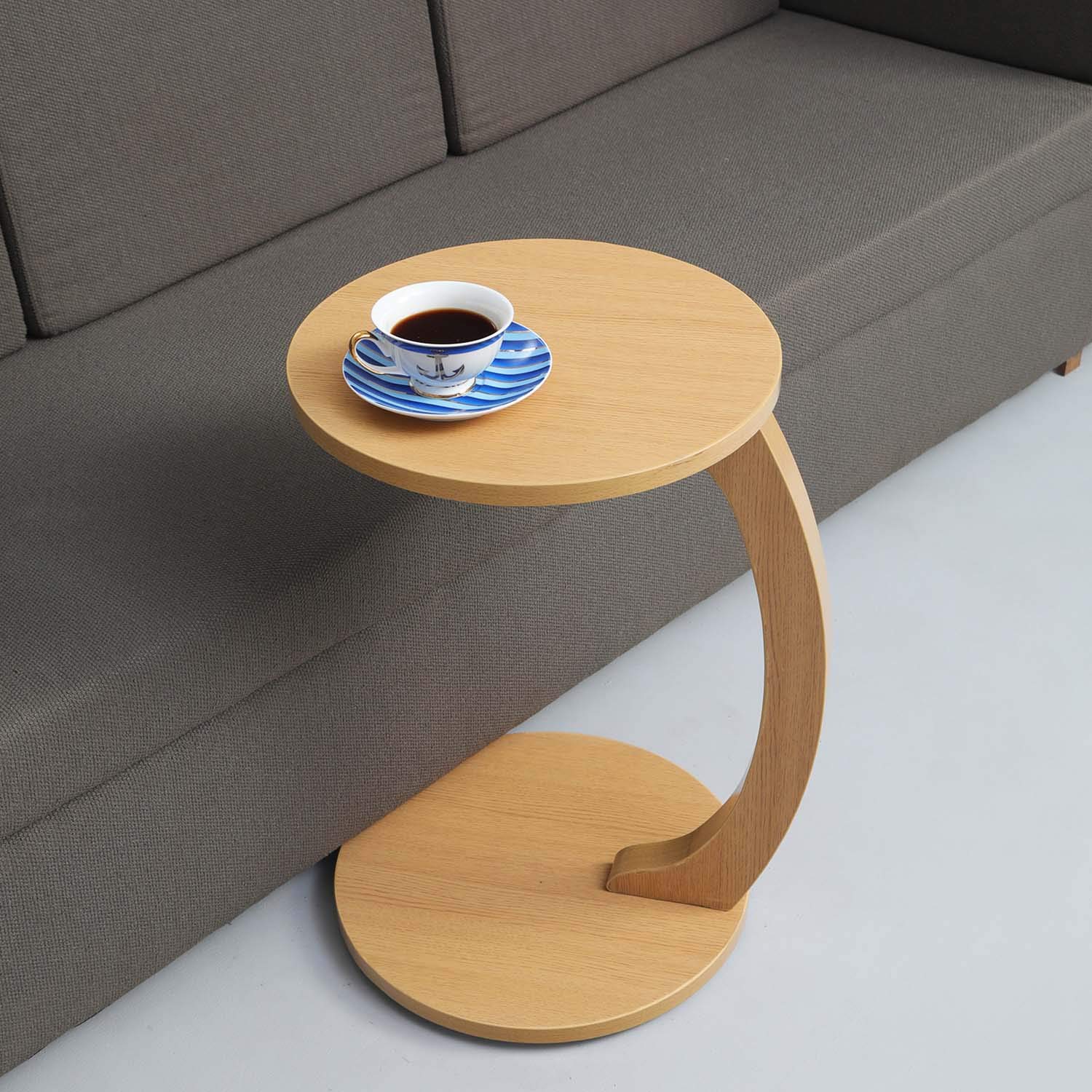 Sleek Portable Coffee Table in Red Oak Finish by Ensemble Homes Amazon