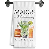 Elefeltclave Margarita Gifts Kitchen Towels, Gifts for Margarita Lovers Dish Tea Bar Towels for Kitchen Cocktail Bar Decor, Cocktail Gifts for Women Decorative Hand Towels, 16x24 Inch
