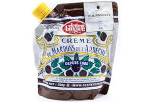 Clement Faugier Chestnut Spread From France 26.4oz | Chestnut Jam Pouch | Creme De Marron Chestnut Puree | Chestnut Paste French | Gourmet Chestnut Cream, Kosher | Produced For Gourmanity