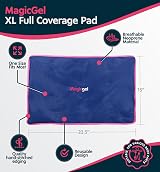 Magic Gel Extra Large Ice Pack Back Full Body 59.7x38.1 cm Reusable view 3