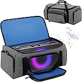 Carrying Case Compatible with JBL PartyBox On The Go Speaker, Travel Storage Shoulder Bag Portable Party Speaker Carry Tote Bag Fits for JBL PartyBox On-The-Go Essential and Accessories (Only Bag)