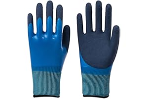 YISINAR Women Men Waterproof Fishing Gloves,Anti-Slip Catch Fish Gloves,Puncture Proof Fishing Gloves for Handling,Catching,Cleaning