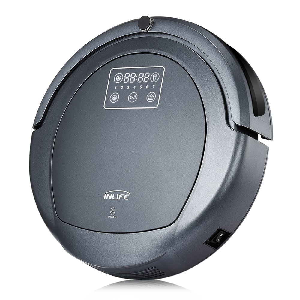 INLIFE ZK8077 Robot Vacuum Cleaner with 3Stage Cleaning System 1200Pa