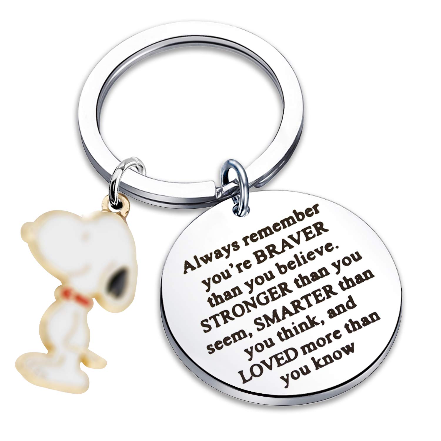 CWSEN Snoopy Keychain for Women Peanuts Snoopy Lover Gift Snoopy Fan