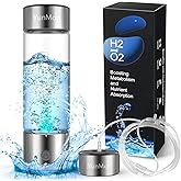 Hydrogen Water Bottle & Hydrogen Water Tablets Alternative – 2800ppb SPE/PEM Tech, 3-Min Electrolysis, Inhalable H2 for Home, Office, Fitness & Daily Hydration