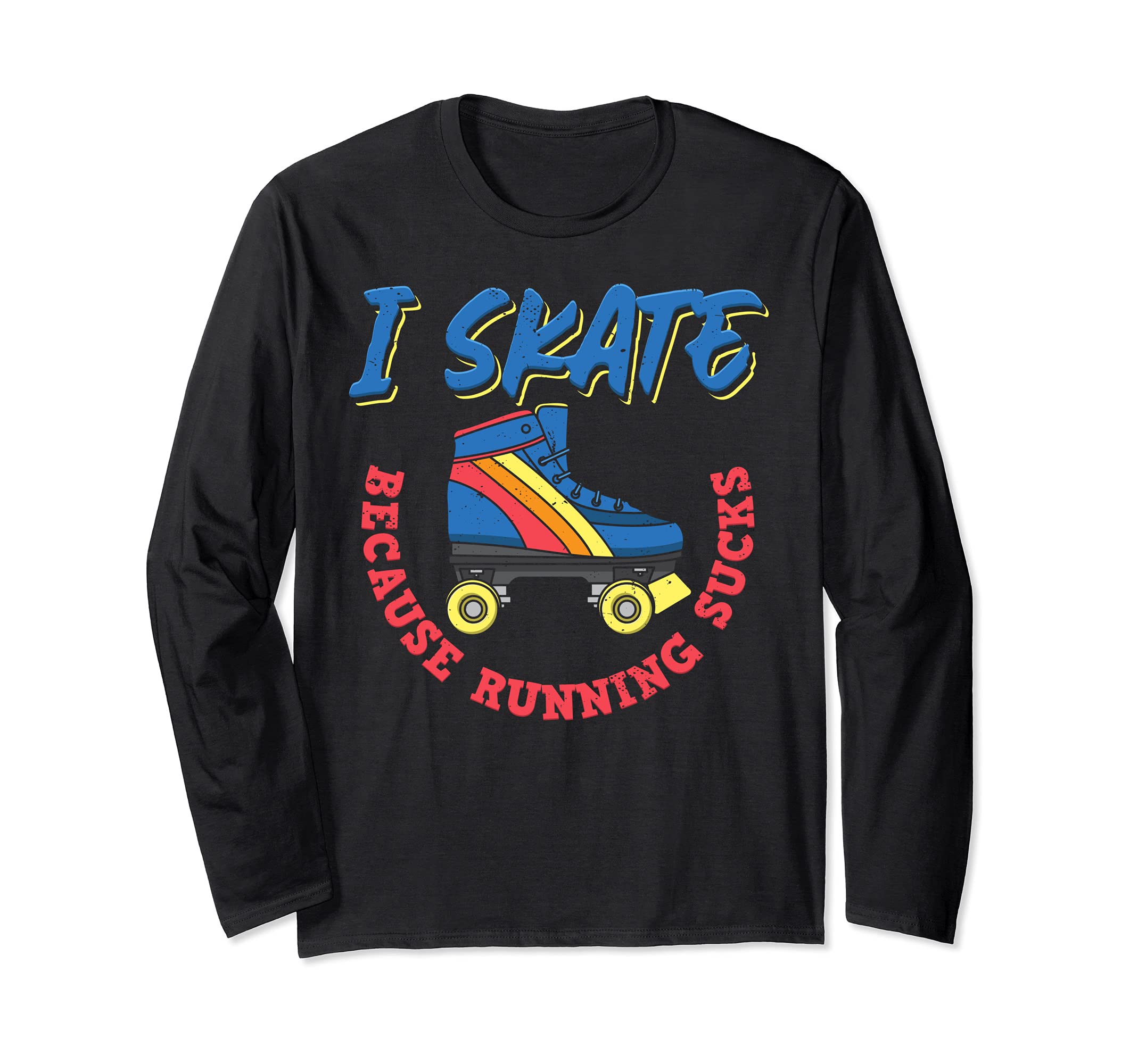 Roller skate accessories - Vintage Retro Roller Skates Long Sleeve T-Shirt