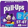 Pull-Ups Boys' Potty Training Pants, Size 5T-6T Training Underwear (50+ lbs), 48 Count