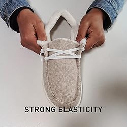 UamGlsob 2 Pairs Elastic Shoe Laces Replacement