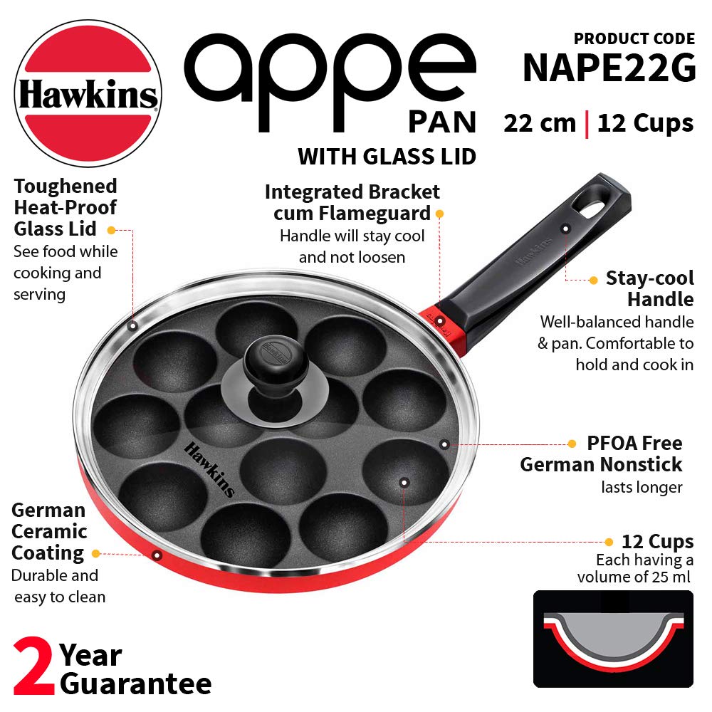 Non Stick Appam Maker Hawkins Appam Maker HomzNeed