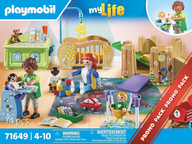 MyLife Promo Pack 71649 Krabbelgruppe, inklusive fünf Figuren, Spielturm, Rutsche und vielen niedlichen Accessoires, detailreiches Spielzeug für Kinder ab 4 Jahren