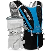 Hydration Pack Backpack, IX INOXTO Running Hydration Vest with 1.5L ( 50 oz) Water Bladder for Men Women, Lightweight Water Backpack for Hiking Cycling Climbing Camping