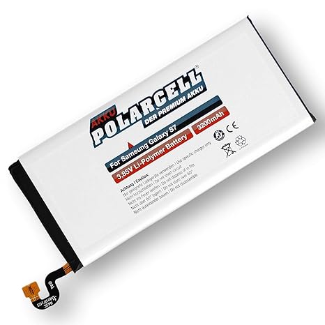 PolarCell Akku für Samsung Galaxy S7 SM-G930F / EB-BG930ABE (3200mAh / 12,32Wh)