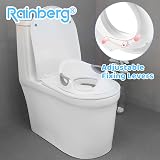 Rainberg Potty Training Seat for Kids with Backrest Handles Anti Slip Splash view 3
